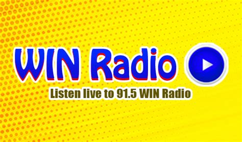 91.5 win radio program schedule|91.5 Win Radio live streaming .